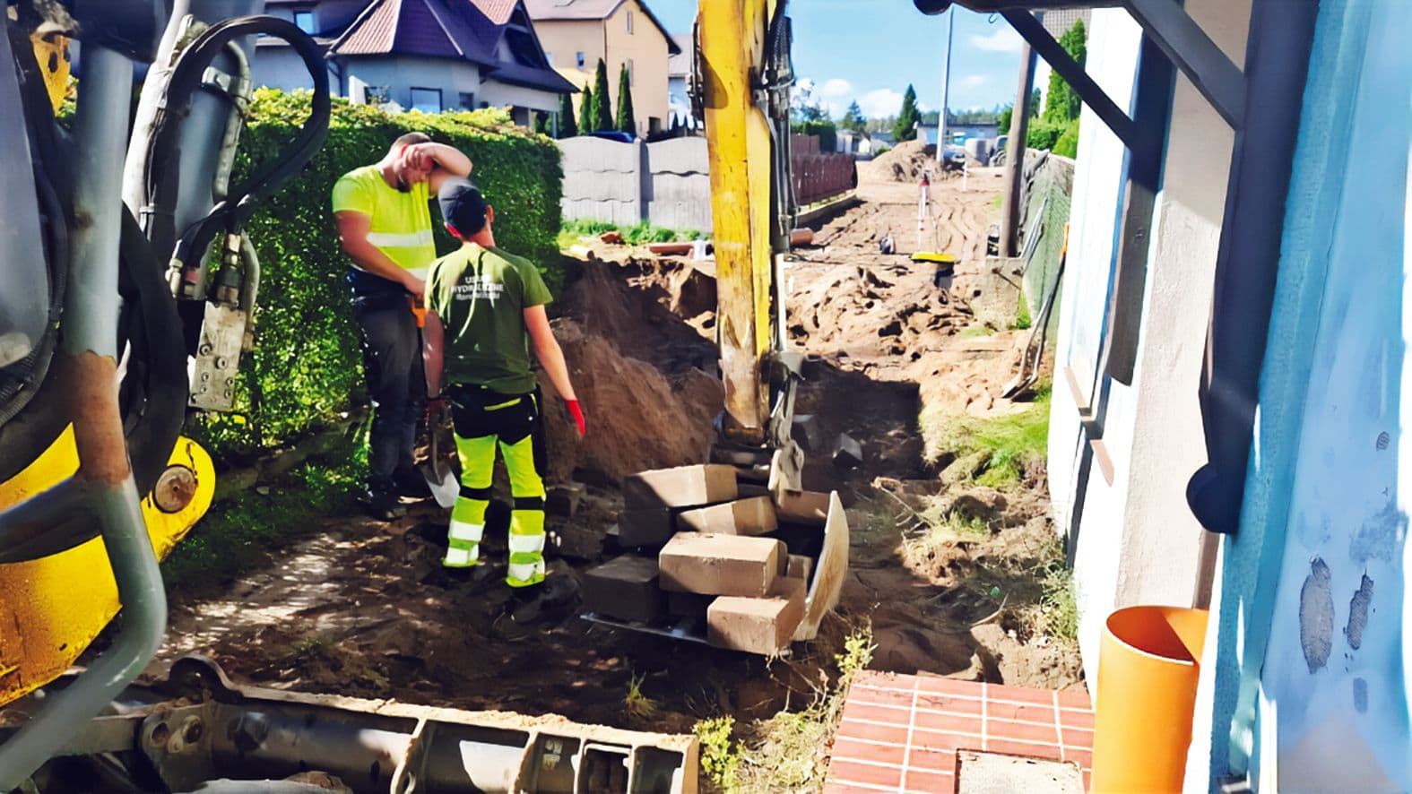 Budują drogi na osiedlu