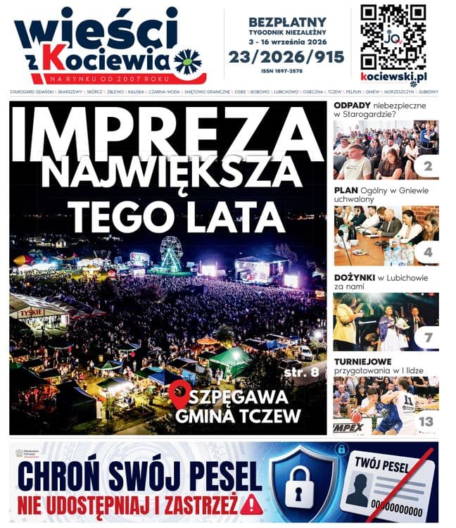 Najnowsze wydanie gazety