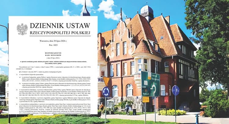 Rząd opublikował rozporządzenie: granice Tczewa pozostają bez zmian!